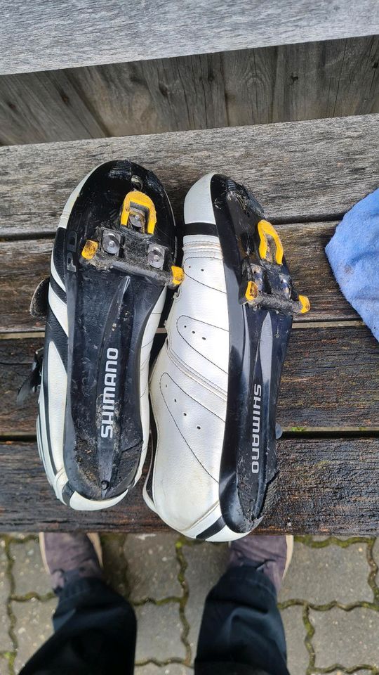 Shimano Klickschuhe Rennrad Größe 45 in Thalmässing