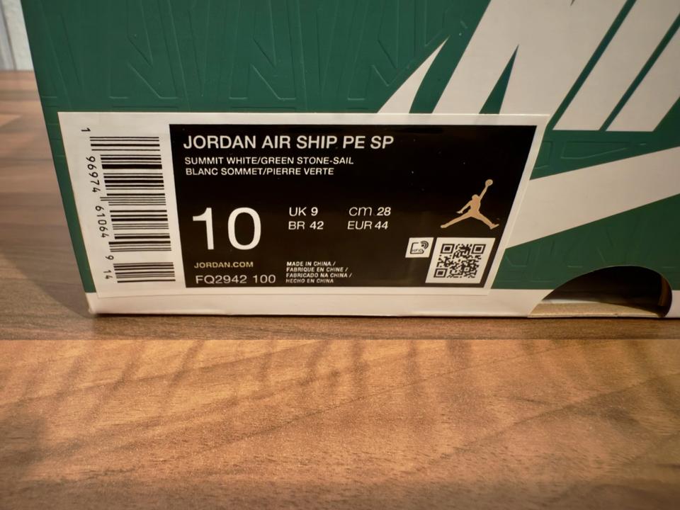 Nike Jordan Air Ship PE SP A Ma Maniére Green Stone EU44 (Neu) in Selsingen