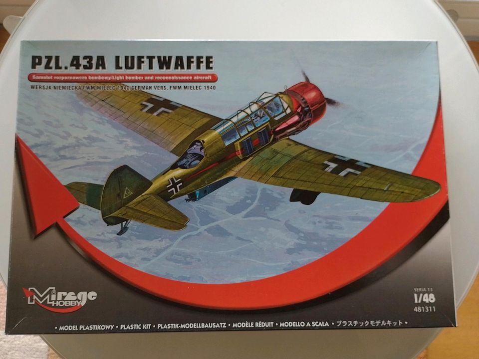 PZL.43A Modellbausatz von Mirage in 1:48 in Amelinghausen