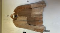 Zara Mantel Jacke fake fur patchwork beige creme hellbraun L 40 Köln - Porz Vorschau