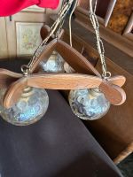 Deckenlampe Lampe Retro Holz Glas München - Schwabing-Freimann Vorschau