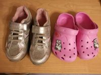 2 Mädchen Halbschuhe+Badeschuhe Hello Kitty, Gr. 26, silber+rosa Baden-Württemberg - Mosbach Vorschau