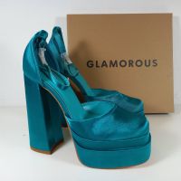 Glamorous High Heel Pumps Plateau Sandale Satin Gr. 40 NEU +SALE Nordrhein-Westfalen - Minden Vorschau