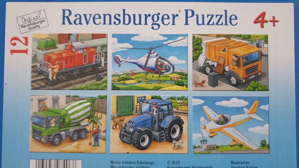 Feuerwehrmann Sam Puzzle + Ravensburger Fahrzeug Puzzle + Domino in Hamburg