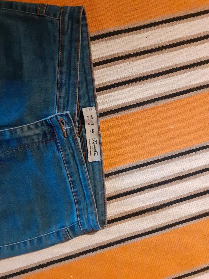 Denim- Jeans, Größe 40 für Mädels, blau, Zustand gebraucht in Oy-Mittelberg