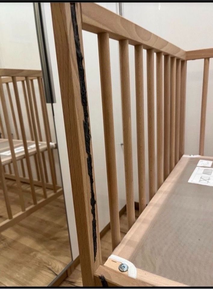 IKEA Babybett als Beistellbett in Fürth