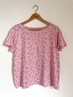 Infinity Baumwoll T-Shirt • rosa rose pink Schmetterlinge • Gr L Hessen - Lorsch Vorschau