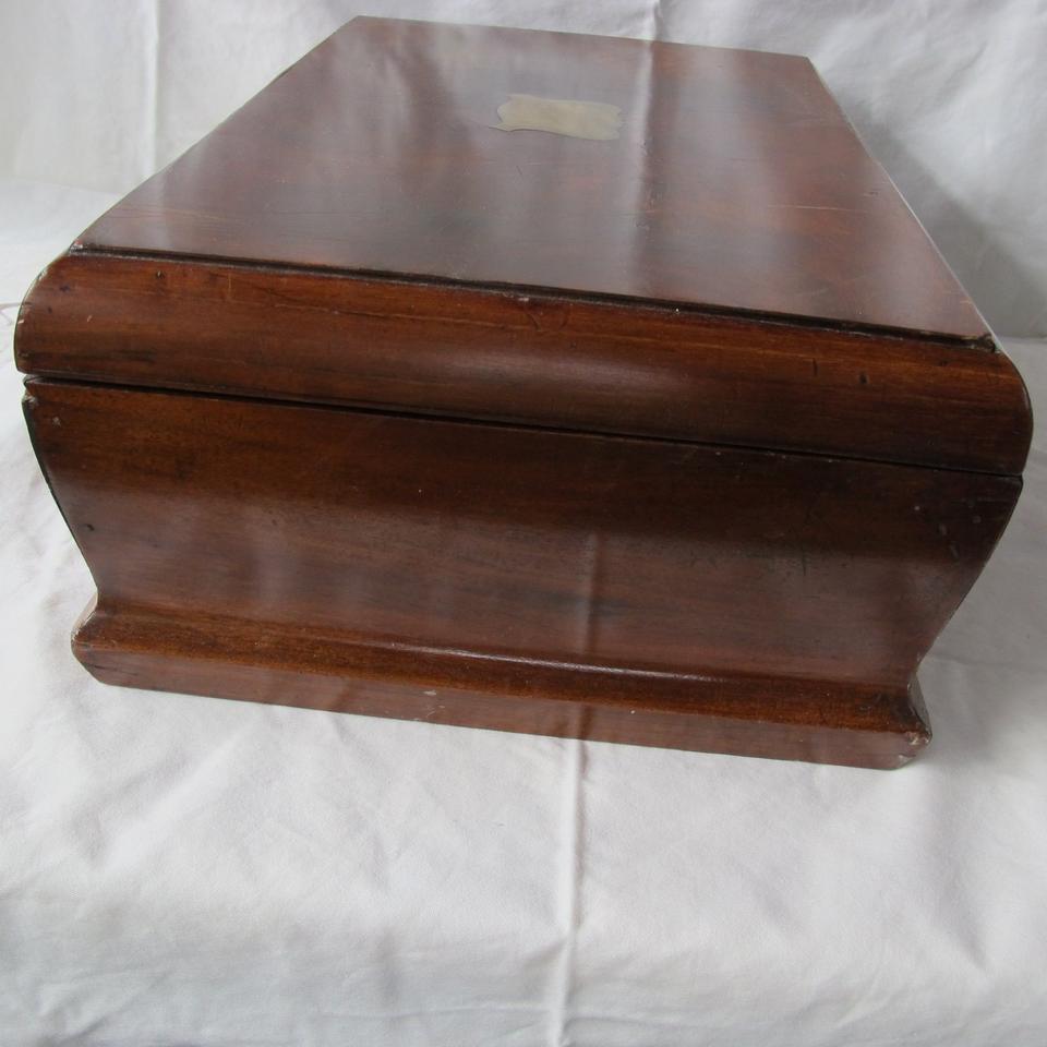 PWD53: Becksteckbox England um 1980 massiv Samt ca.46x18x31cm in Plauen