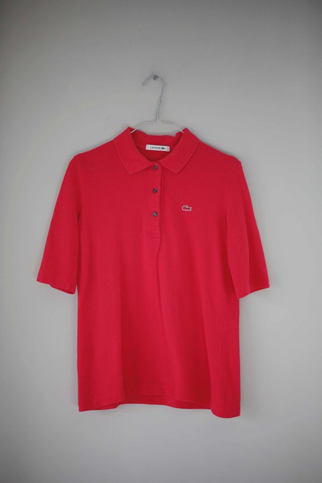 Lacoste Shirt Poloshirt Polo 38 M rot pink einfarbig T-Shirt in Hamburg