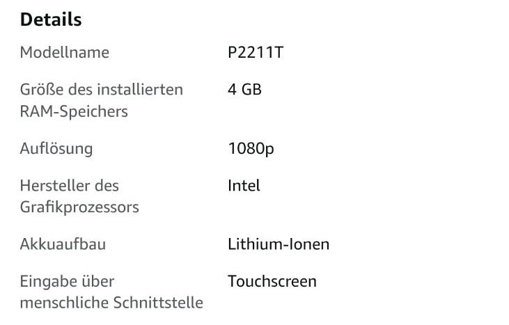 MEDION AKOYA "Surface" inkl. Schutz-Tasche in Selters