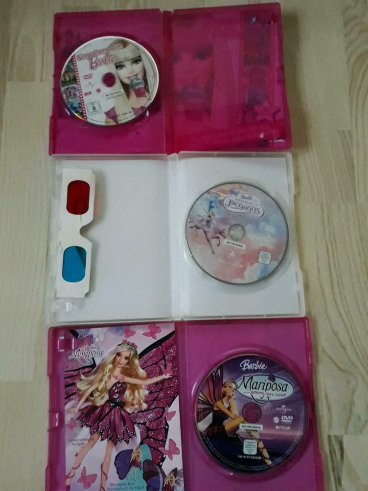 DVD * Barbie * Pegasus mit 3D Brille, Mariposa,  Sing mit Barbie in Worpswede