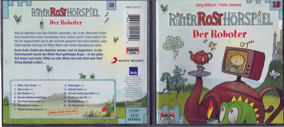 Ritter Rost Hörspiel Europa 4, 5, 6, 13, 14, 15 in Rockenberg