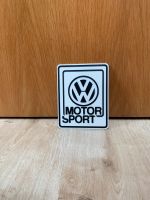 VW Motorsport Schild (3D gedruckt) Golf Jetta GTI 16V Baden-Württemberg - Nordheim Vorschau