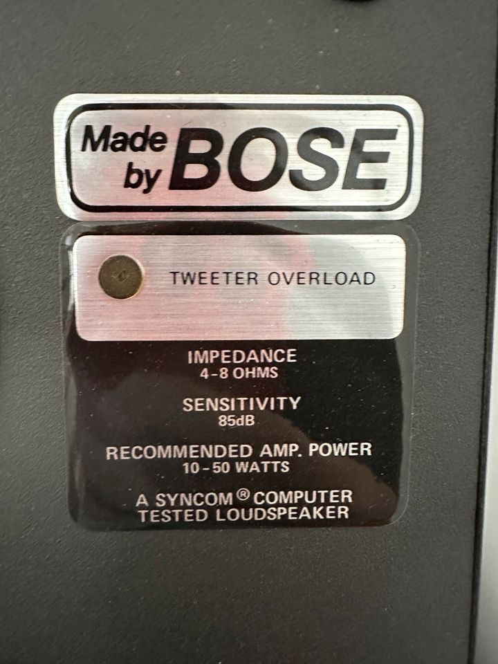 2 Bose Tweeter Overload Boxen. Kaufjahr ca. 2001 in Grevenbroich