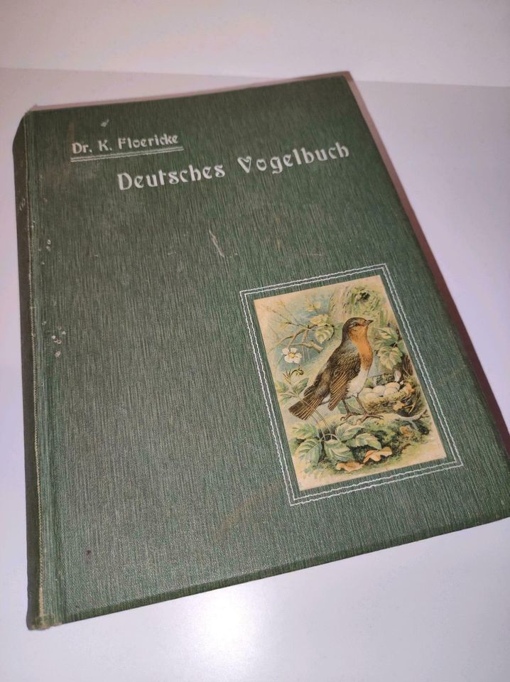 Deutsched Vogelbuch Rarität von 1907 in Floh-Seligenthal-Kleinschmalkalden