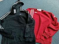 Adidas Hoodie Sweatshirt 140 rot schwarz Schleswig-Holstein - Norderstedt Vorschau
