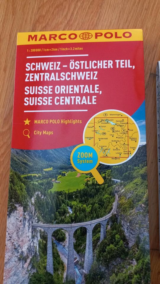 Karten Schweiz und Engadin in Hannover