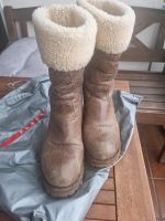 Prada Leder Boots Stiefel Hessen - Bad Vilbel Vorschau
