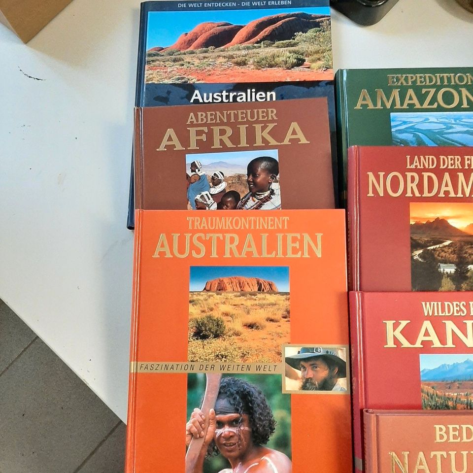 10 Bildbände Australien Kanada Afrika Amazonas Ozeanien Borneo in Cottbus