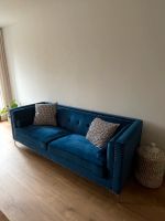 Preissenkung! Abholung bis 26.05. Designer Samt Sofa/Couch Blau Nordrhein-Westfalen - Krefeld Vorschau