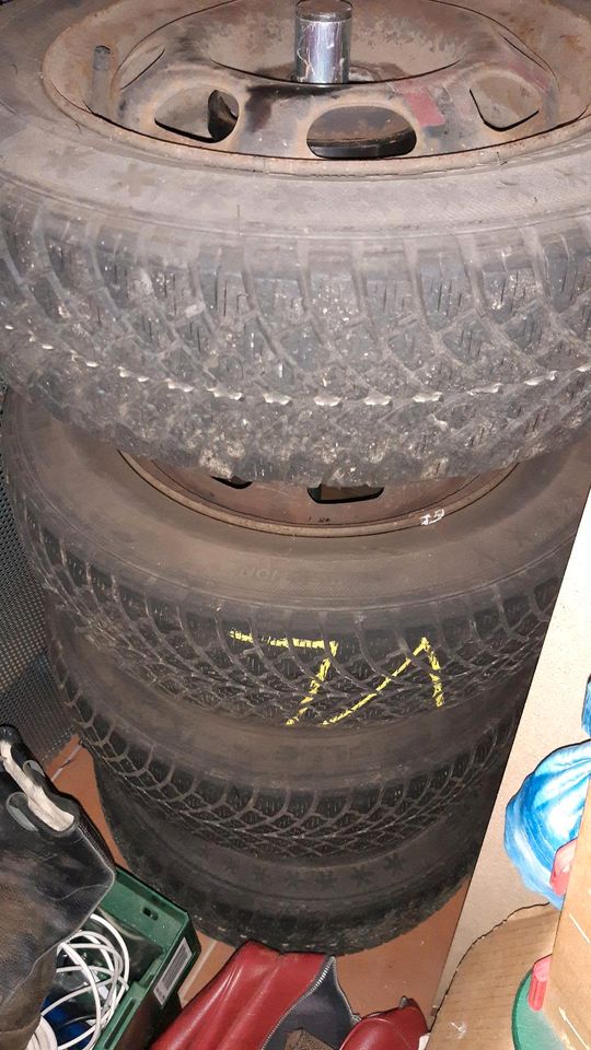 4 Winterreifen LASSA SNOWWAYS 2+ 155/70 R13 75T in Borken