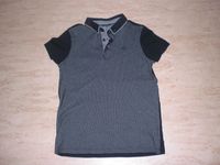 ♥ Shirt 134 140 schwarz grau ♥ schickes Poloshirt tolles Muster Brandenburg - Lübben Vorschau