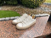 Hogan Sneaker weiß creme 8,5 42,5 Thüringen - Arenshausen Vorschau