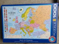 Puzzle "map of europe" 1000 Teile Hessen - Pfungstadt Vorschau