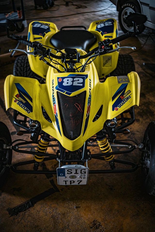 Quad Suzuki LTZ 400 Tausch Anhänger Gabelstapler in Meßstetten