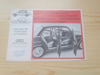 Automobilia Prospekt Audi Super 90 Hessen - Fulda Vorschau