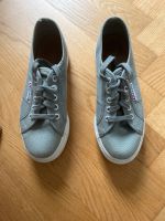 Superga Plateau grau Sneaker Turnschuhe 37 Hessen - Darmstadt Vorschau