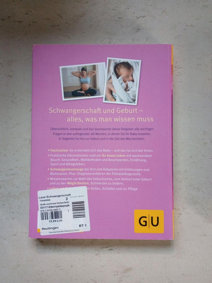 Buch Schwangerschaft GU, kaum benutzt in Nürtingen