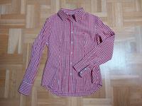 Benetton Bluse / Hemd langarm, Gr. M, rot/weiß kariert Bayern - Bad Grönenbach Vorschau