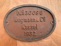 S-BahnTeile  Berlin: FabrikationsSchild Wegmann & Co. 1932 Kassel Königs Wusterhausen - Wildau Vorschau