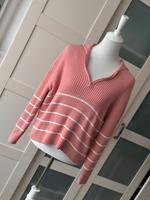 Pullover mit Reißverschluss Rosa Weiß Hamburg-Mitte - Hamburg St. Georg Vorschau