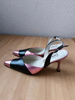 Pumps Ashley Brooke pink schwarz Retro Vintage Optik Niedersachsen - Peine Vorschau