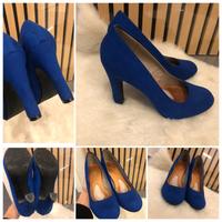Pumps neuwertig -Samt royalblau ! Edel Nordrhein-Westfalen - Löhne Vorschau
