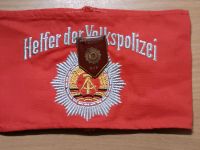 Original DDR Armbinde Helfer der Volkspolizei &Abzeichen Sachsen-Anhalt - Aschersleben Vorschau