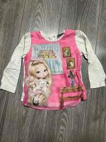 Strass Mädchen Puppe rosa Langarm-Shirt Pullover Gr 92 Katze Tüll München - Pasing-Obermenzing Vorschau