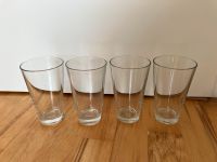 Glas Gläser Ikea 4 Stück 13 cm hoch Top-Zustand Frankfurt am Main - Bockenheim Vorschau