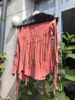 Vintage Echt Wildleder Jacke Rose Friedrichshain-Kreuzberg - Friedrichshain Vorschau