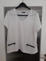 Weißes Blusenshirt "Manguun", Gr.46 Niedersachsen - Garbsen Vorschau