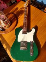 E-Gitarre, Fender Squier Standard Telecaster Sherwood Green Frankfurt am Main - Bockenheim Vorschau