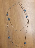Lange Kette mit blauen Perlen Niedersachsen - Werlte  Vorschau