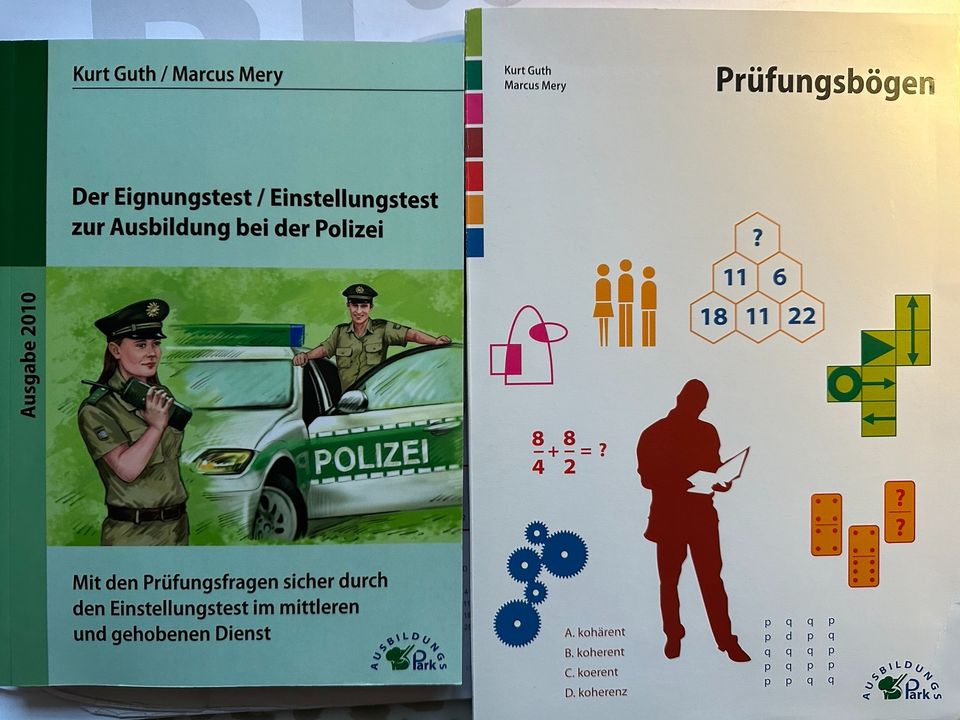 Eignungstest Einstellung Buch fragen Polizei Ausbildung Prüfung in Ulmen