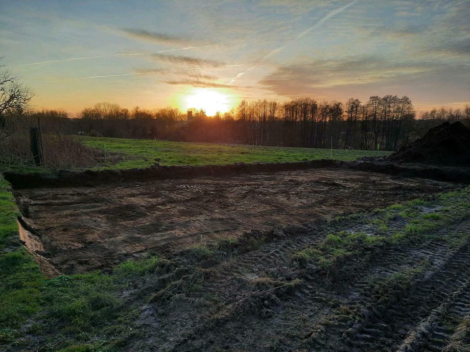 Baggerarbeiten, Schucki's Hobby-Baggern in Mölln (Mecklenburg)