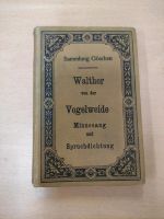 Sammlung Göschen. Walther von der Vogelweide. 1902. Hessen - Fürth Vorschau