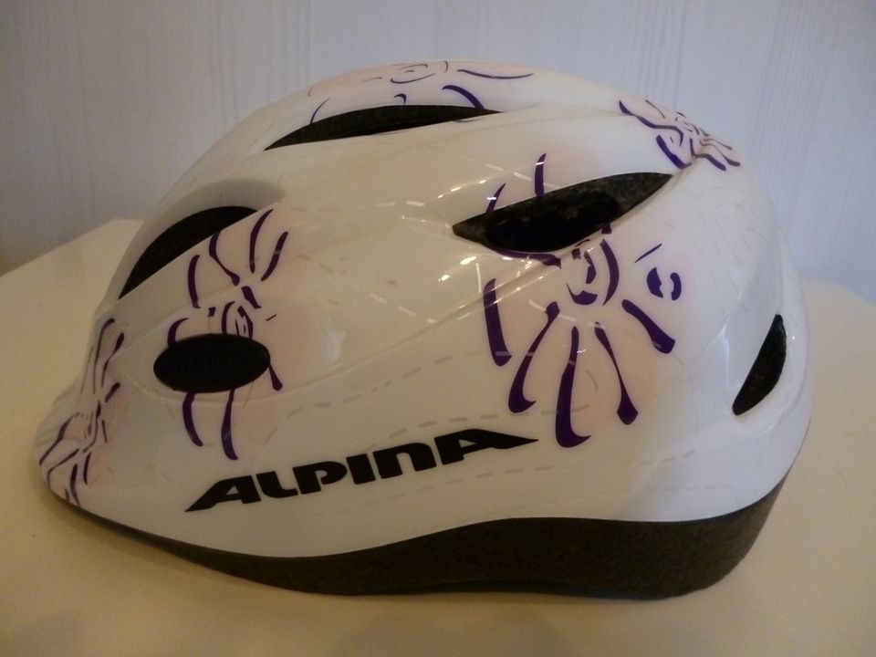 Alpina Gamma Kinder Fahrradhelm - 51- 56 cm - white supergirl in Muggensturm