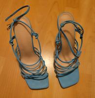 Babyblaue Schnürr-Highheels / Feier / Party / Cocktail Party Baden-Württemberg - Offenburg Vorschau