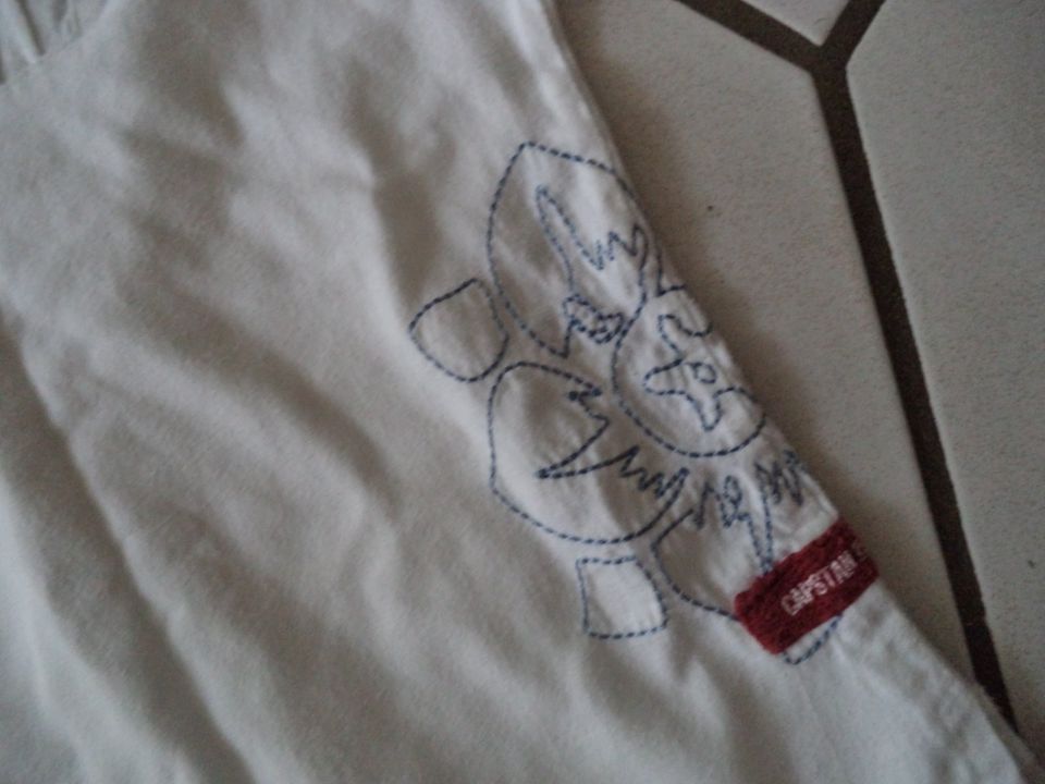 Mädchen Spitzen Shirt weiß Hatley Gr. 116 Stickerei Baumwoile in Hauzenberg
